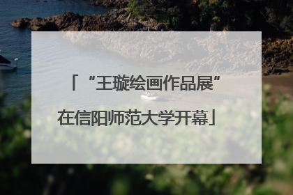 “王璇绘画作品展”在信阳师范大学开幕