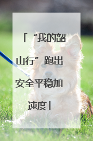 “我的韶山行”跑出安全平稳加速度
