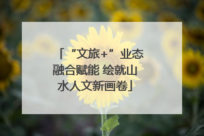 “文旅+”业态融合赋能 绘就山水人文新画卷