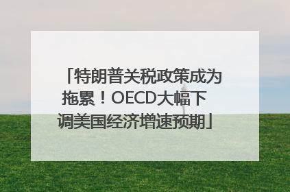 特朗普关税政策成为拖累！OECD大幅下调美国经济增速预期