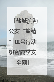 盐城滨海公安“盐靖”Ⅲ号行动织密夏季安全网