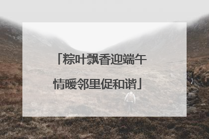 粽叶飘香迎端午 情暖邻里促和谐