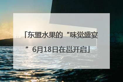 东盟水果的“味觉盛宴”6月18日在邕开启