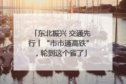 东北振兴 交通先行丨“市市通高铁”，轮到这个省了