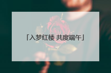 入梦红楼 共度端午