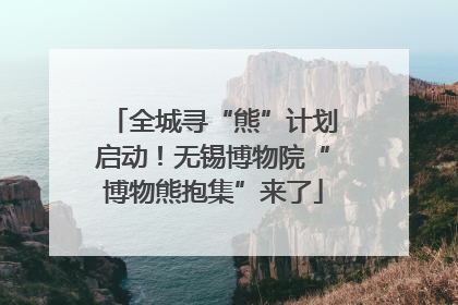 全城寻“熊”计划启动！无锡博物院“博物熊抱集”来了