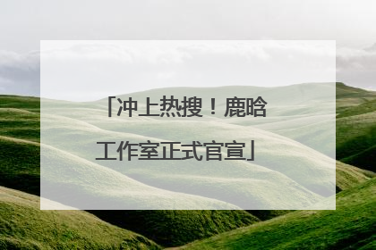 冲上热搜！鹿晗工作室正式官宣