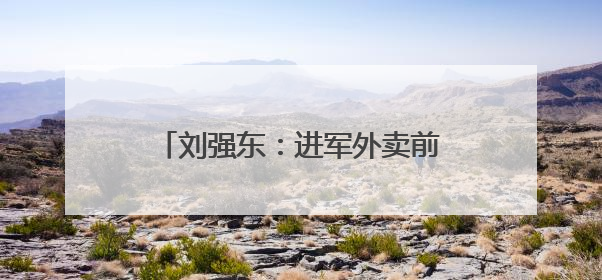 刘强东：进军外卖前就告诉了王兴，想邀他面对面喝酒交流