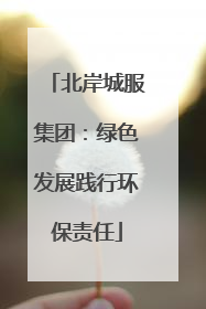 北岸城服集团：绿色发展践行环保责任