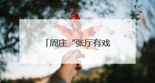 周庄“张厅有戏”入选江苏省级优秀案例(图)