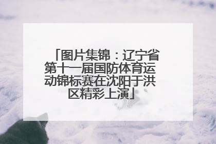 图片集锦：辽宁省第十一届国防体育运动锦标赛在沈阳于洪区精彩上演