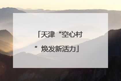 天津“空心村”焕发新活力