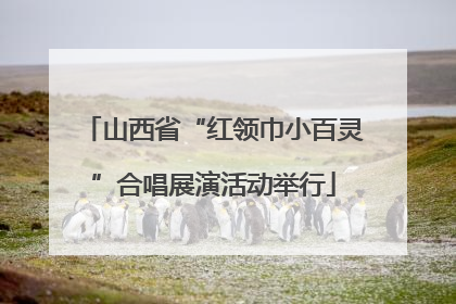 山西省“红领巾小百灵”合唱展演活动举行