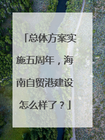 总体方案实施五周年，海南自贸港建设怎么样了？