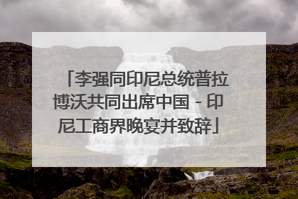李强同印尼总统普拉博沃共同出席中国－印尼工商界晚宴并致辞