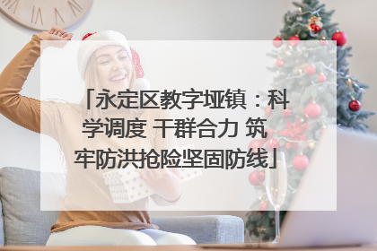 永定区教字垭镇：科学调度 干群合力 筑牢防洪抢险坚固防线