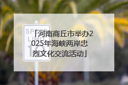 河南商丘市举办2025年海峡两岸忠烈文化交流活动