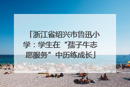 浙江省绍兴市鲁迅小学：学生在“孺子牛志愿服务”中历练成长