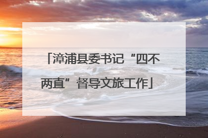 漳浦县委书记“四不两直”督导文旅工作