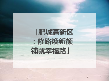 肥城高新区：修路焕新颜铺就幸福路