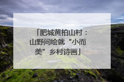 肥城黄柏山村：山野间绘就“小而美”乡村诗画