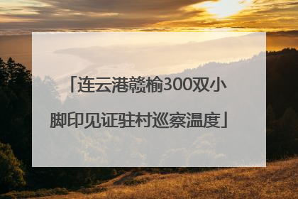 连云港赣榆300双小脚印见证驻村巡察温度