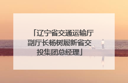 辽宁省交通运输厅副厅长杨树履新省交投集团总经理