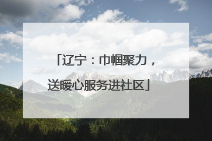 辽宁：巾帼聚力，送暖心服务进社区