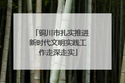 铜川市扎实推进新时代文明实践工作走深走实