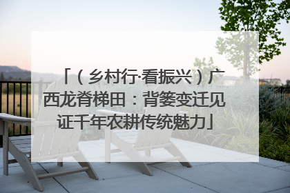（乡村行·看振兴）广西龙脊梯田：背篓变迁见证千年农耕传统魅力
