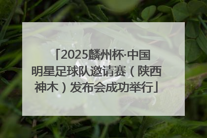 2025麟州杯·中国明星足球队邀请赛（陕西神木）发布会成功举行